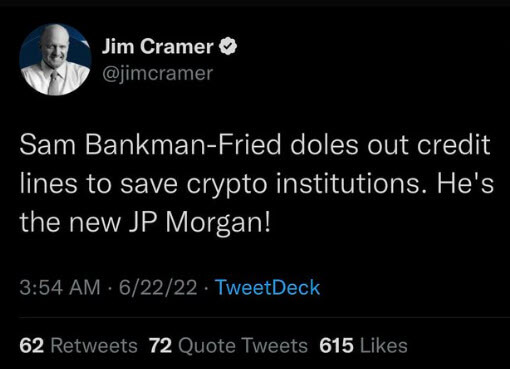 Jim Cramer on Sam Bankman-Fried